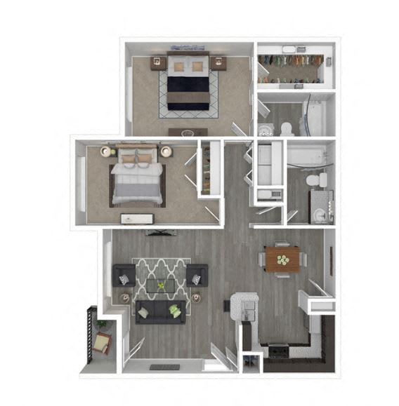 Floor Plans of Riverside Apartments in Arlington, TX